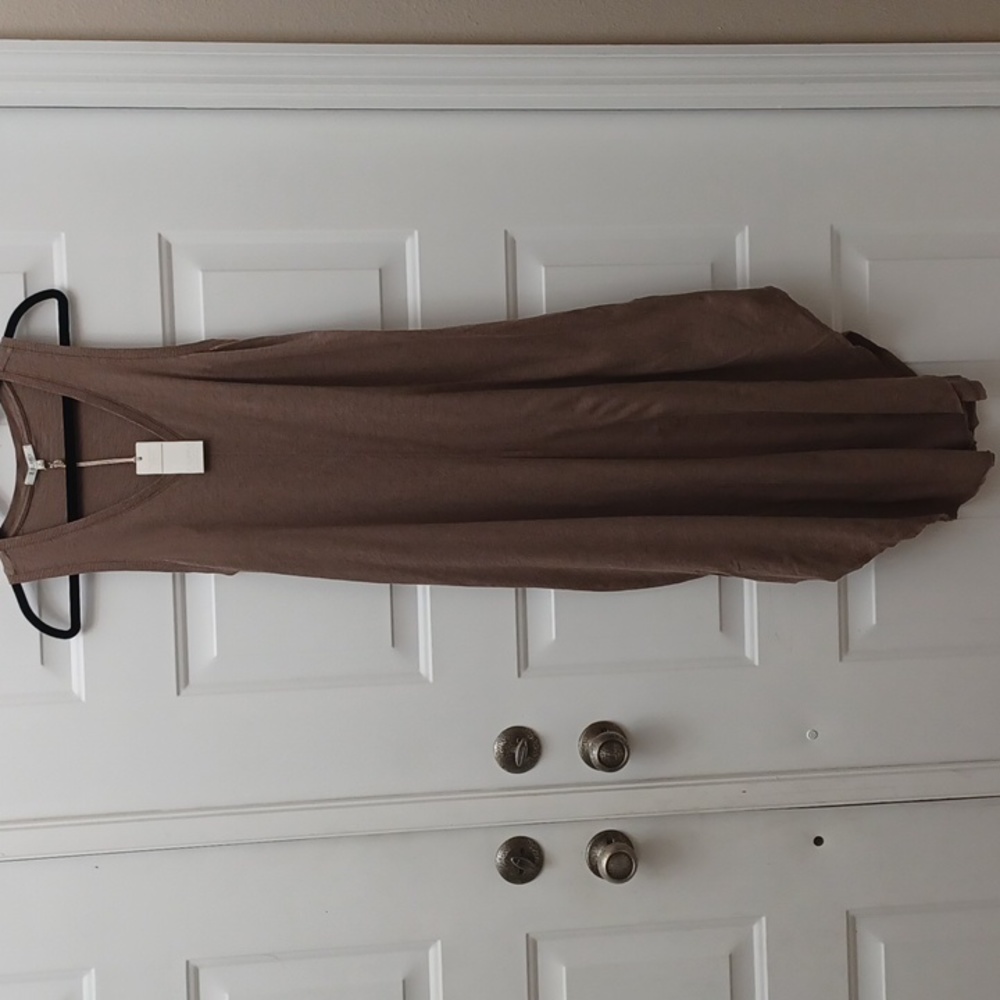 NWT Z Supply brown taupe Reverie long maxi dress NEW $69
